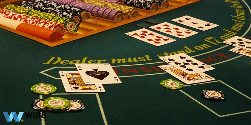 Hướng dẫn luật chơi Blackjack chi tiết nhất tại nhà cái Wi88